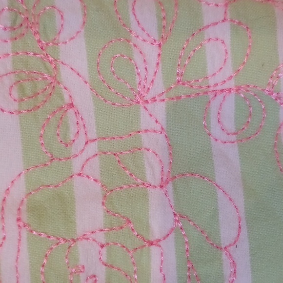 Lady Hagan Mint Green/White Striped Skort - Picture 3 of 8